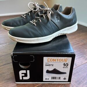 Men’s Footjoy Contour golf shoes size 10 excellent condition! In box.